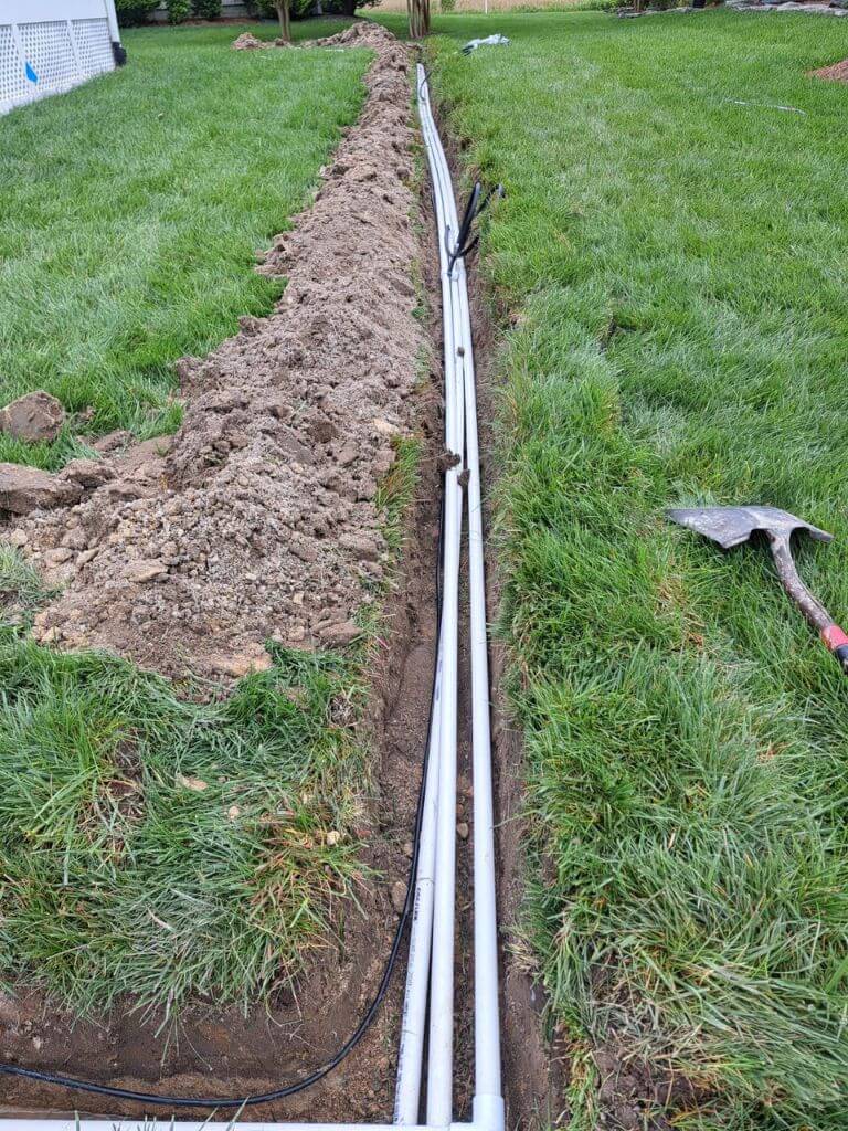 pop-ups andFrench drainage