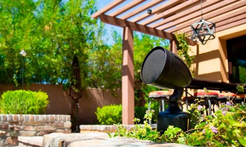 outdoor speaker installation